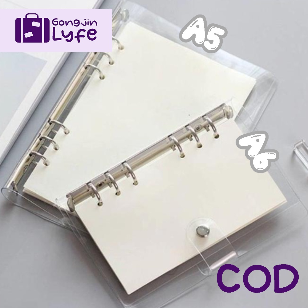 A6 Grid Refill Paper For A6 6-Ring Binder Notebook,6-Hole