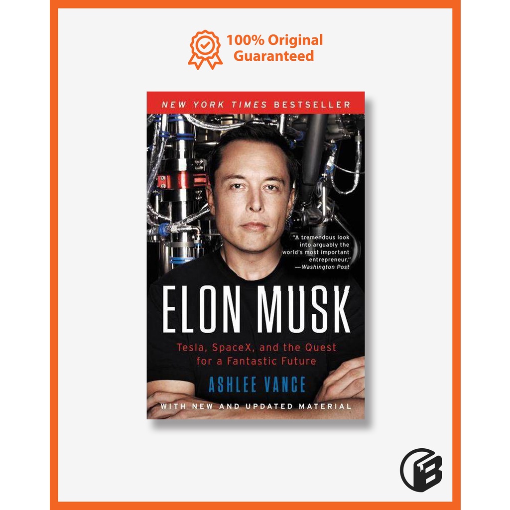 Jual Buku Import Elon Musk By Ashlee Vance (Original Paperback) - Book ...