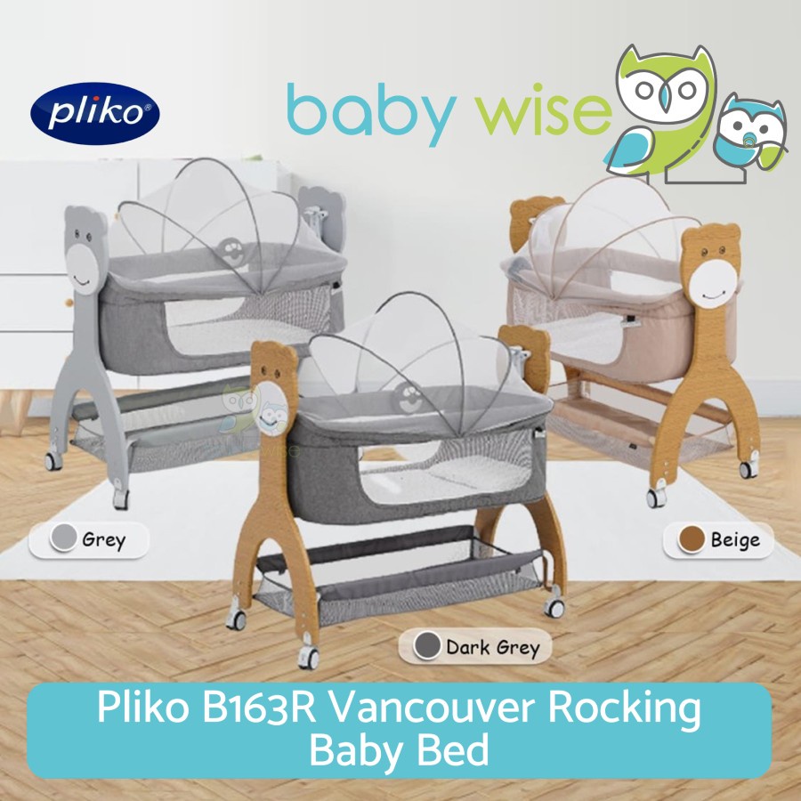 Jual Pliko B163R Vancouver Rocking Baby Bed - Ranjang Tempat Tidur Bayi ...