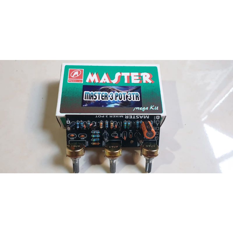 Jual Kit Master 3 potensio 3 transistor | Shopee Indonesia