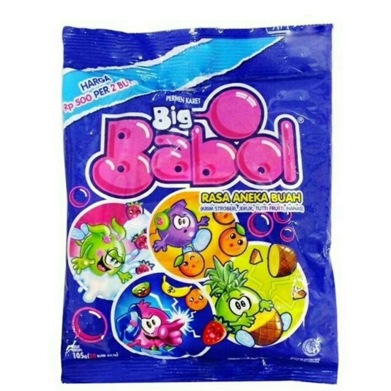 Jual Permen Karet Big Babol pak 152 gr | Shopee Indonesia