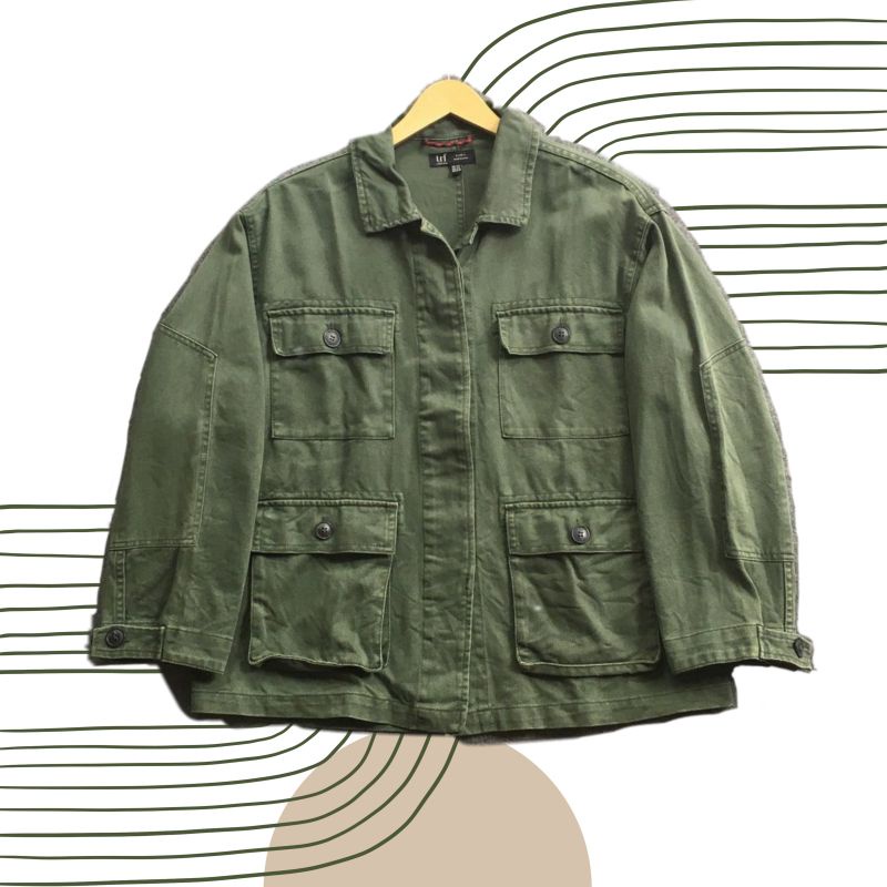 Jaket store zara army