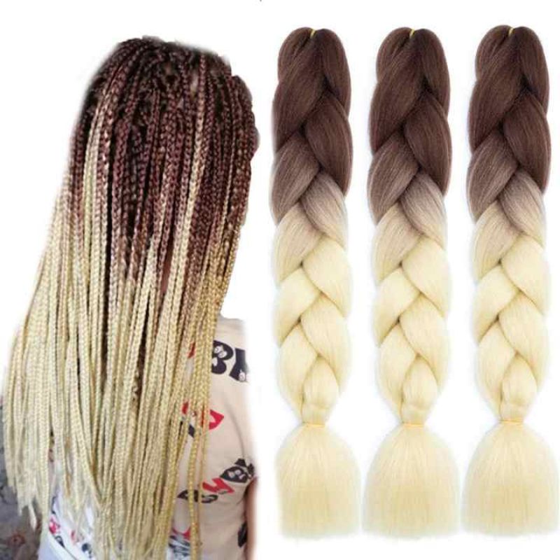 Jual Rambut Sambung,Rambut Afrika Untuk Box Braids,Ukuran 60 Cm/1 Pcs ...