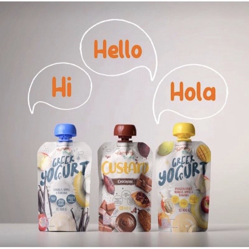 Jual YUMMY BITES GREEK YOGURT 100 gr Yogurt Bayi Enak Natural Baby Food