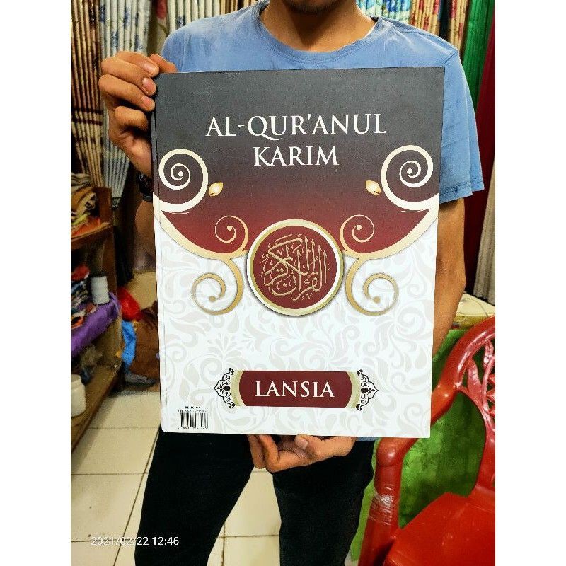 Jual Alquran Lansia Ukuran Jumbo Besar A3 Kertas Hvs,al Quran Besar ...