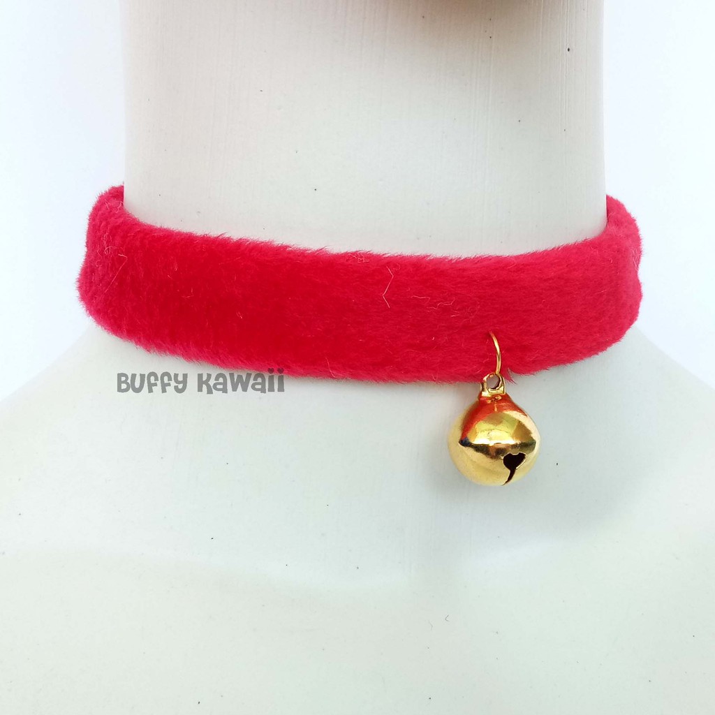 Jual Chocker lonceng bulat golden bell cosplay neko halloween kawaii ...