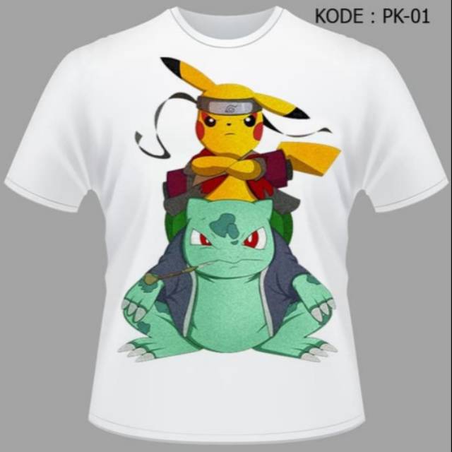 Jual Kaos Pokemon Pikachu Anak Dan Dewasa | Shopee Indonesia