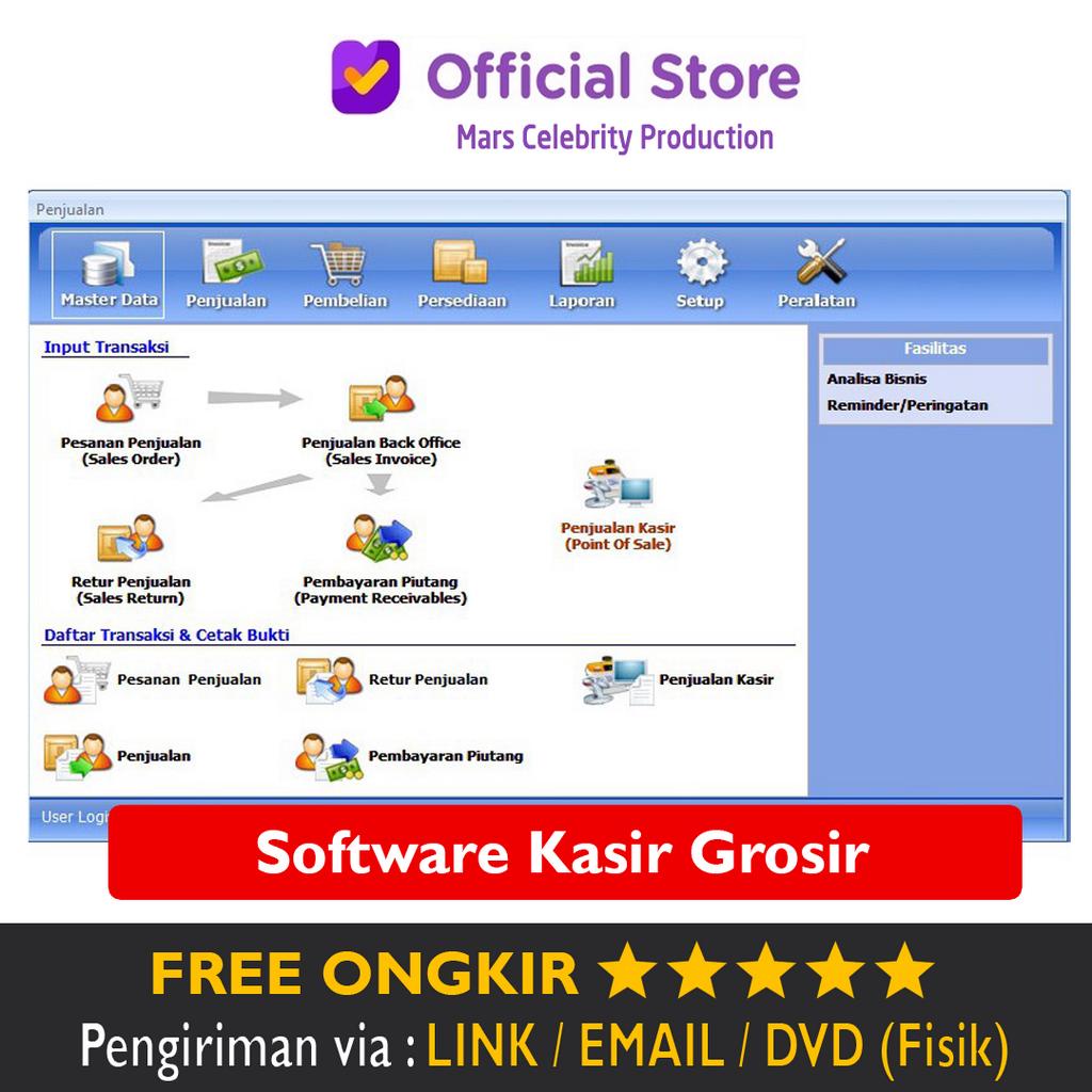 Jual Software Toko Kasir Grosir Retail Full Version Lifetime Premium Pro Plus Shopee Indonesia 7339