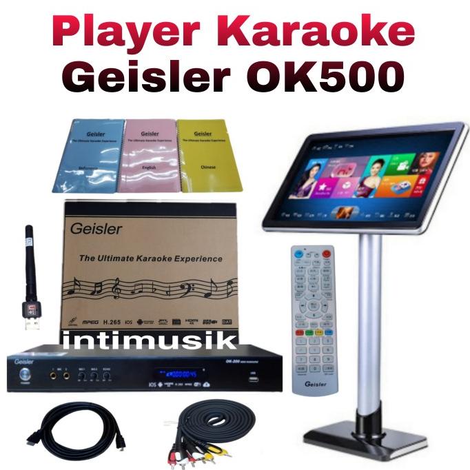 Jual Player Karaoke GEISLER OK500 OK 500 Original dan Monitor layar