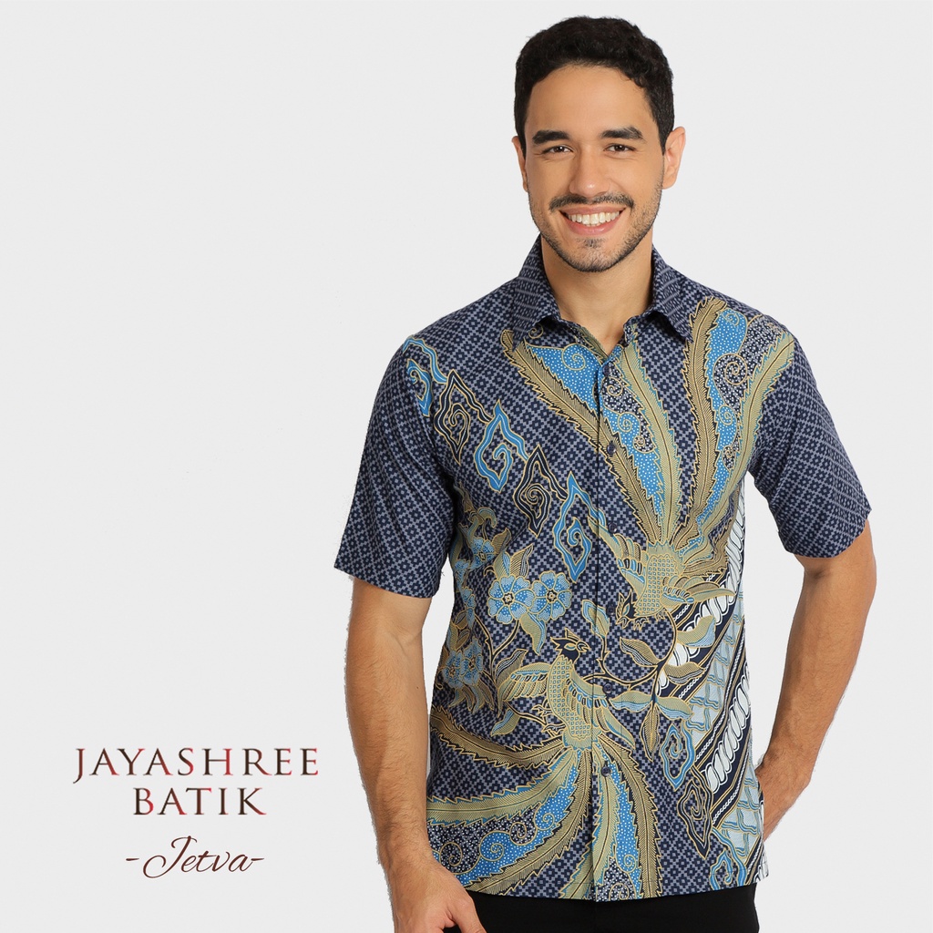 Jual Jayashree Batik Regfit Jetva Kemeja Batik Pria Lengan Pendek ...