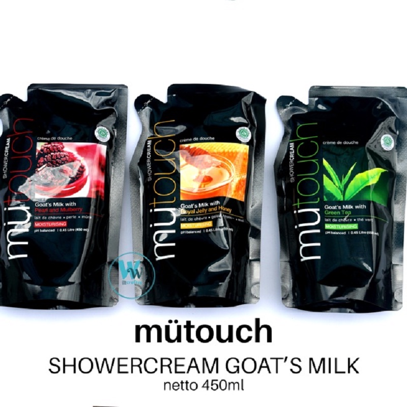 Jual Mutouch Goat's Milk Shower Cream 800ml | Mutouch White Shower ...