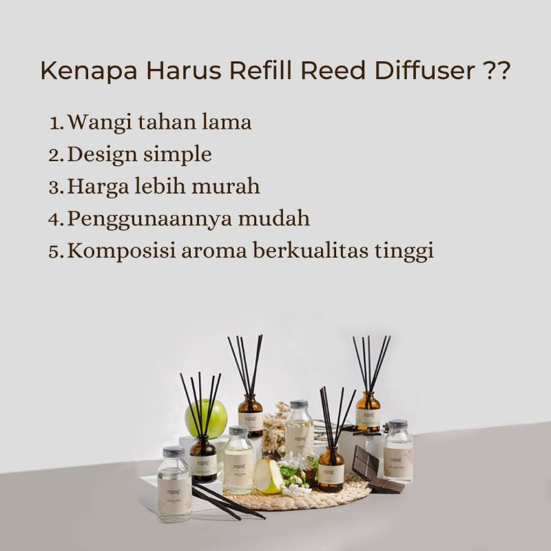 Jual REFILL RED DIFFUSER SUMMERSPRING UNTUK RUANGAN/MASJID/TOILET/KAMAR