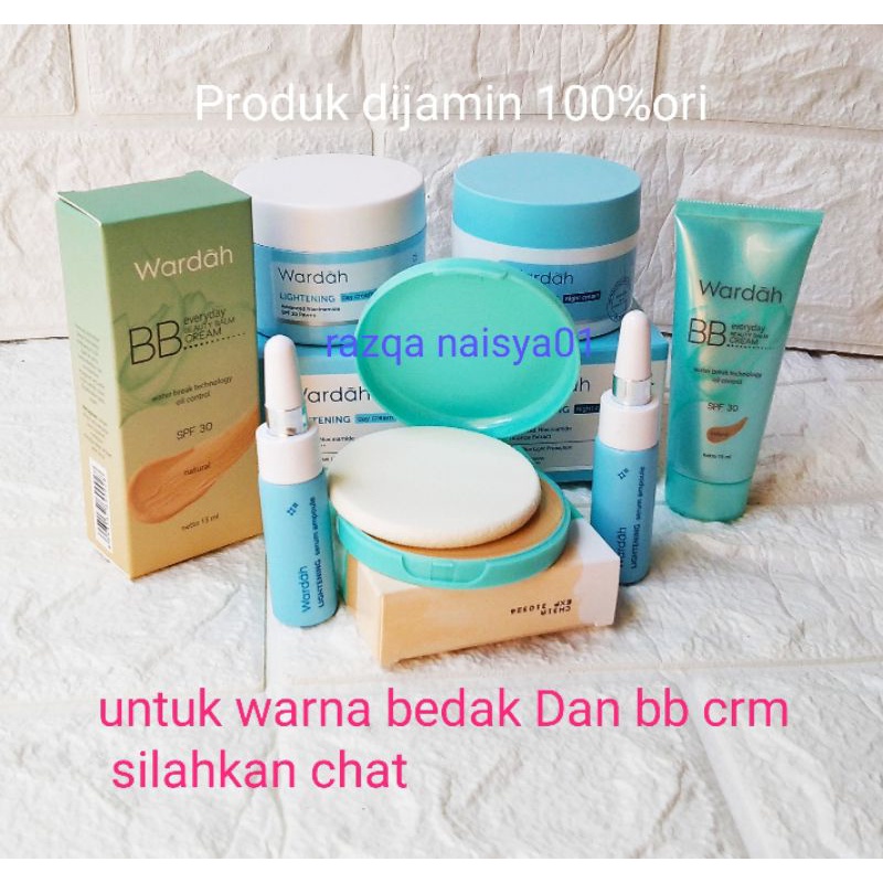 Jual Paket kosmetik wardah lengkap/COD Paket Skin care wardah/Paket ...