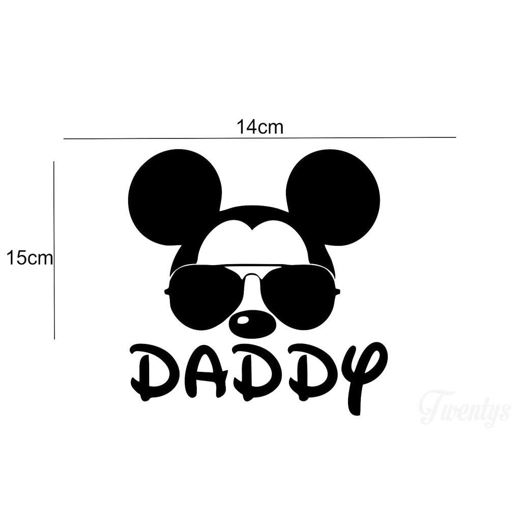Jual STIKER DADDY CUTTING STICKER VINYL DECAL | Shopee Indonesia