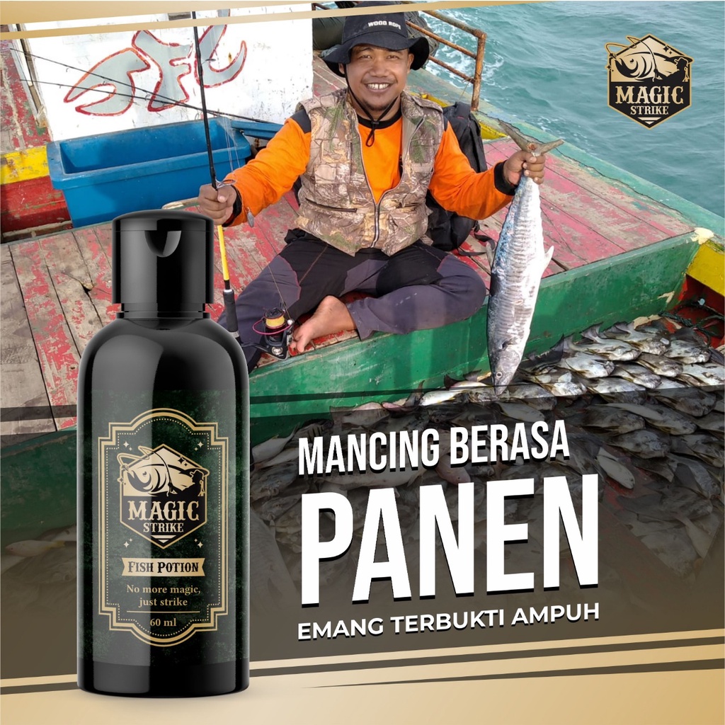Jual MAGIC STRIKE Fish Potion Essen Umpan Pancing / Mancing Ikan Emas ...