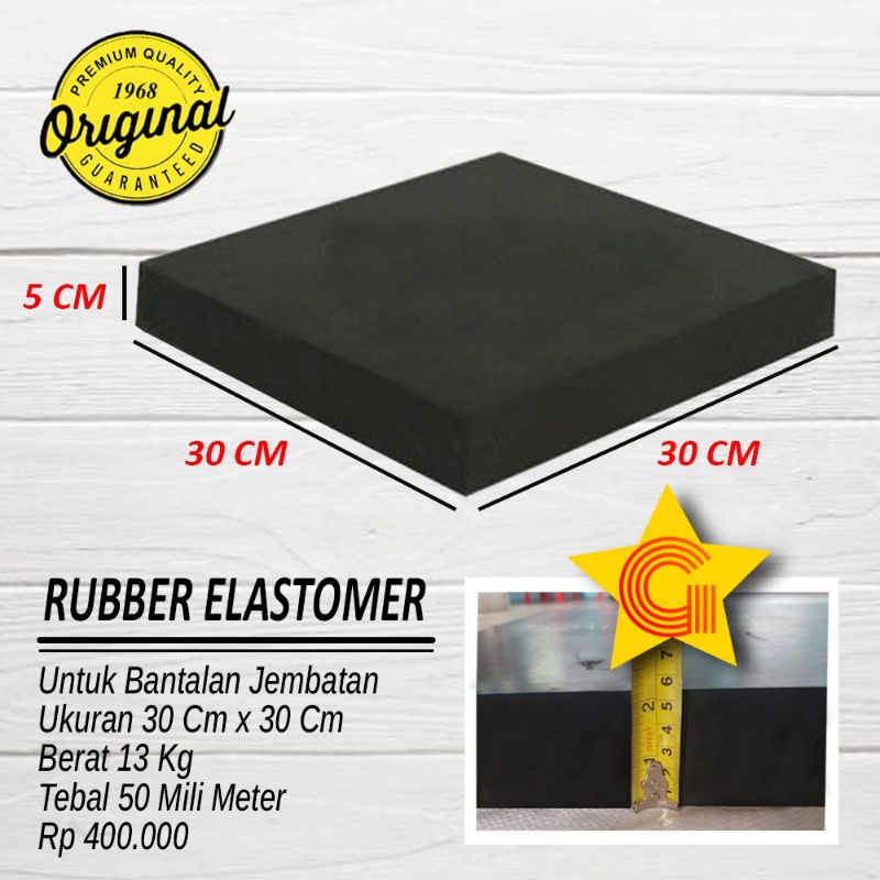 Jual Karet Packing Multiguna Bantalan Jembatan / Rubber Elastomer