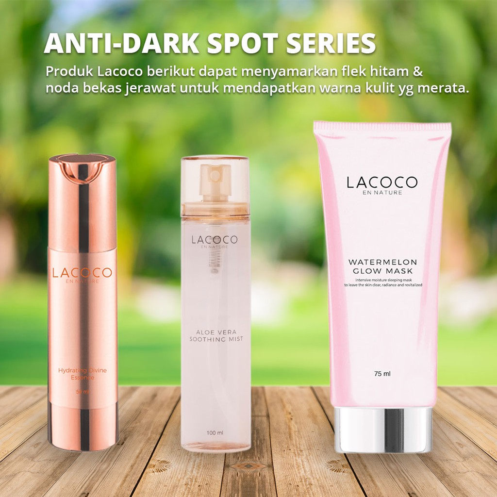 Jual LACOCO Anti Dark Spot Series (Aloe Vera, Hydrating Essence ...