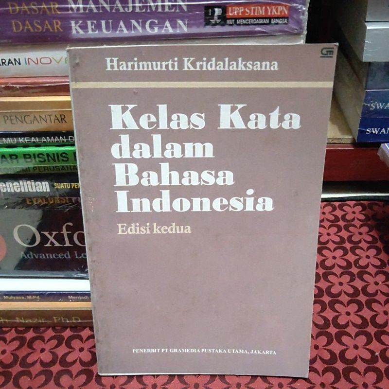 Jual kelas kata dalam bahasa Indonesia (edisi kedua) | Shopee Indonesia