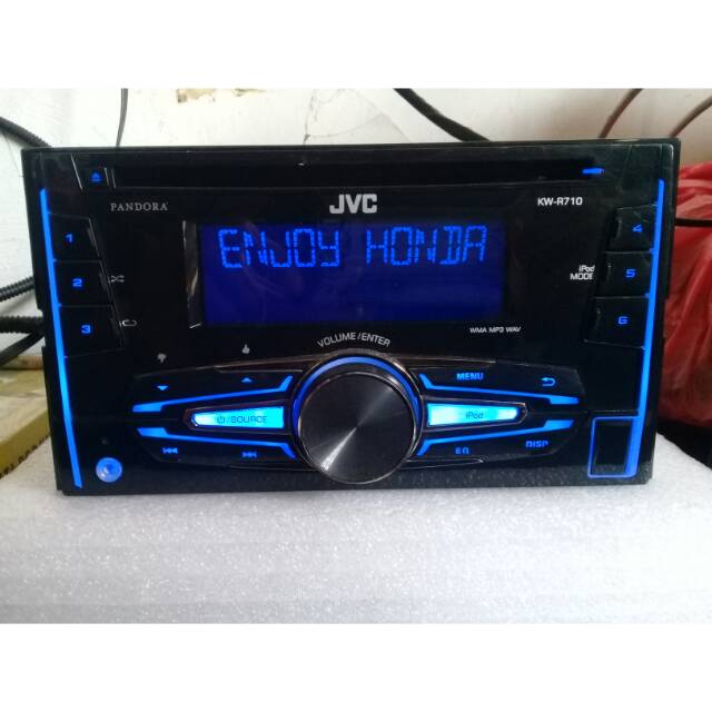 Jual Tape mobil JVC PANDORA original bawaan honda BRIO MOBILIO doubledin head unit jvc oem honda