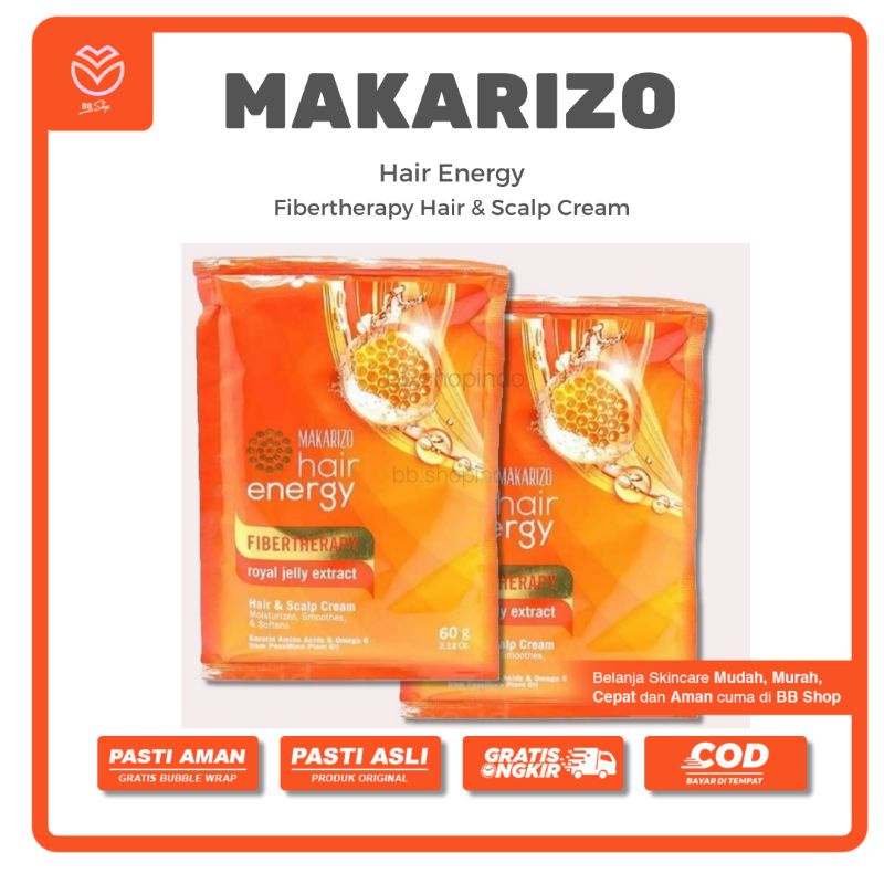 Jual MAKARIZO HAIR ENERGY/ MASKER RAMBUT Untuk perawatan rambut rontok ...