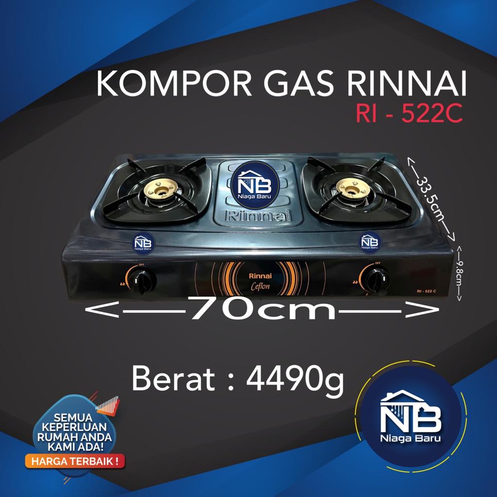 Jual kompor gas rinnai ri 522c Harga Terbaik u0026 Termurah Oktober 2023 |  Shopee Indonesia