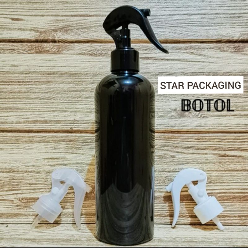 Jual Botol 500ml Botol Spray 500ml Hitam Botol Kispray 500ml Hitam ...