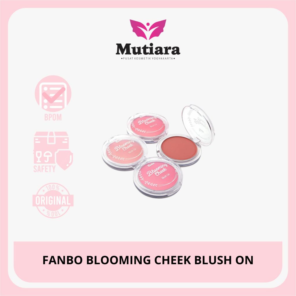 Jual FANBO BLOOMING CHEEK BLUSH ON | Shopee Indonesia