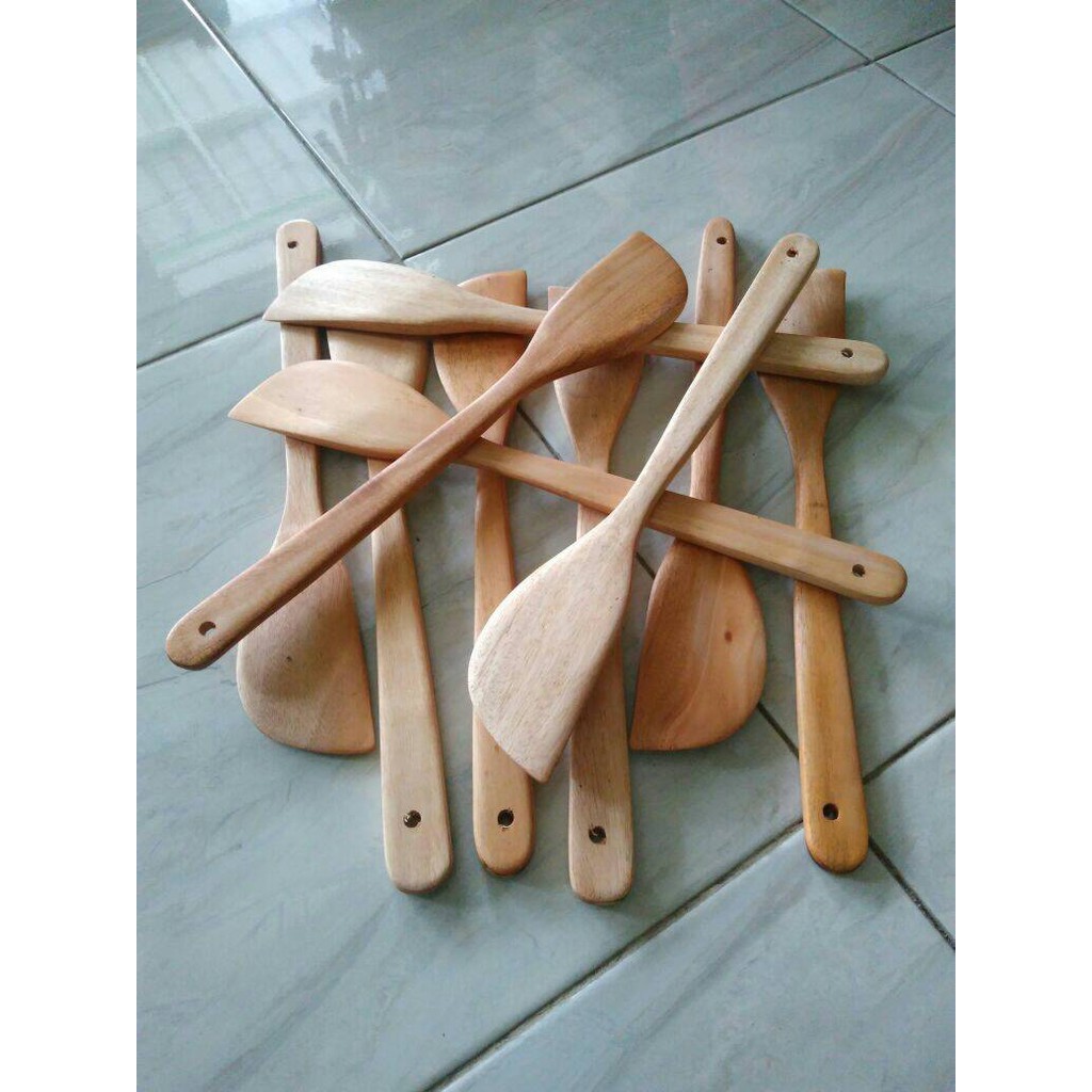 Jual Sutil Kayu Sendok Kayu Spatula Kayu Sodet Kayu Solet Kayu