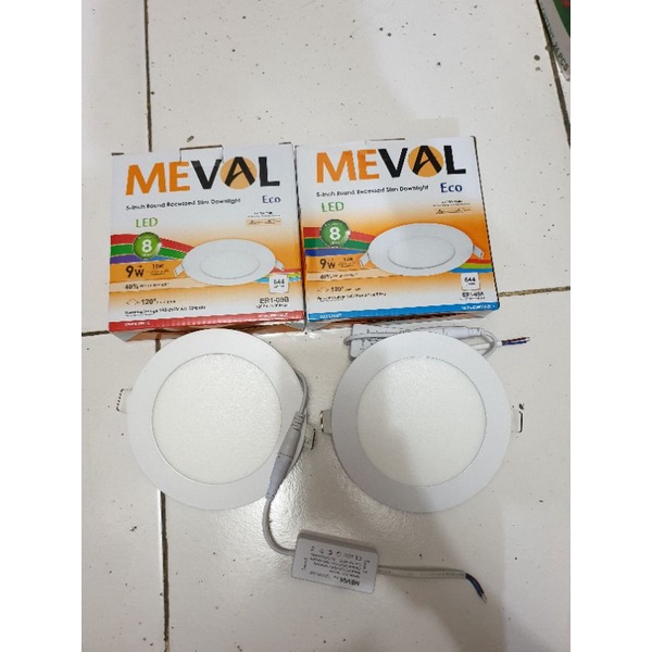 Jual Meval Led Panel Eco BULAT inbow 9w. Downlight IB 9Watt tanam ...