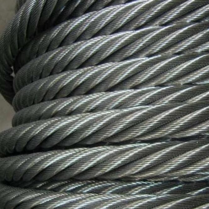 Jual Kawat Seling/Wire Rope 42Mm 6X37 Baja(Iwrc)1Roll=500Meter | Shopee ...