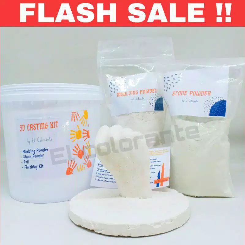 Jual Handcasting Kit Eceran Cetakan Tangan 3D Hand Casting Diy | Shopee ...