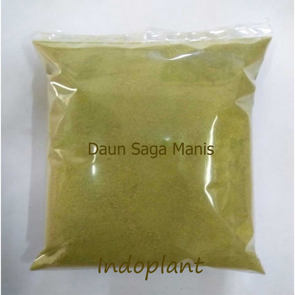 Jual Serbuk Daun Saga Manis G Simplisia Bubuk Sogo Murni Shopee Indonesia