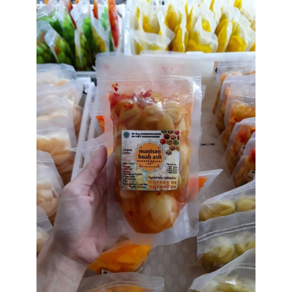 Jual Manisan Buah Pala Basah Original Segar Pedas Segar Gula Asli