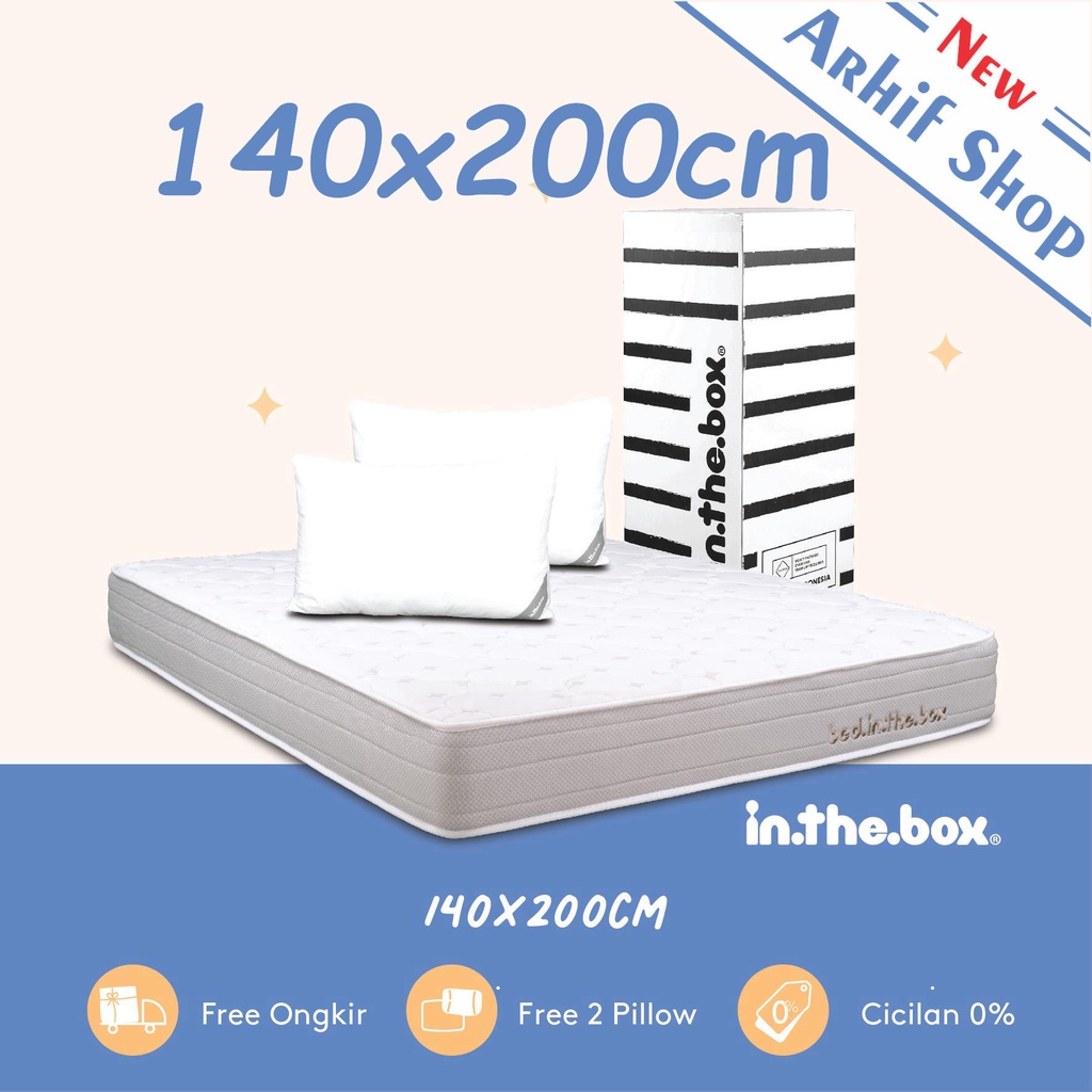 Jual SPRING BED KASUR IN THE BOX inthebox 140x200 (Custom size