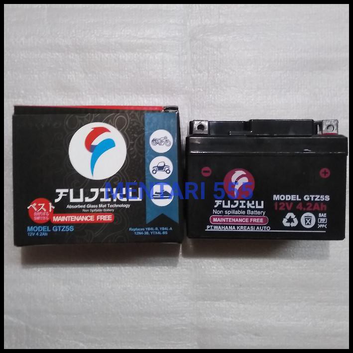 Jual Aki Kering Fujiku Gtz5V Original | Shopee Indonesia