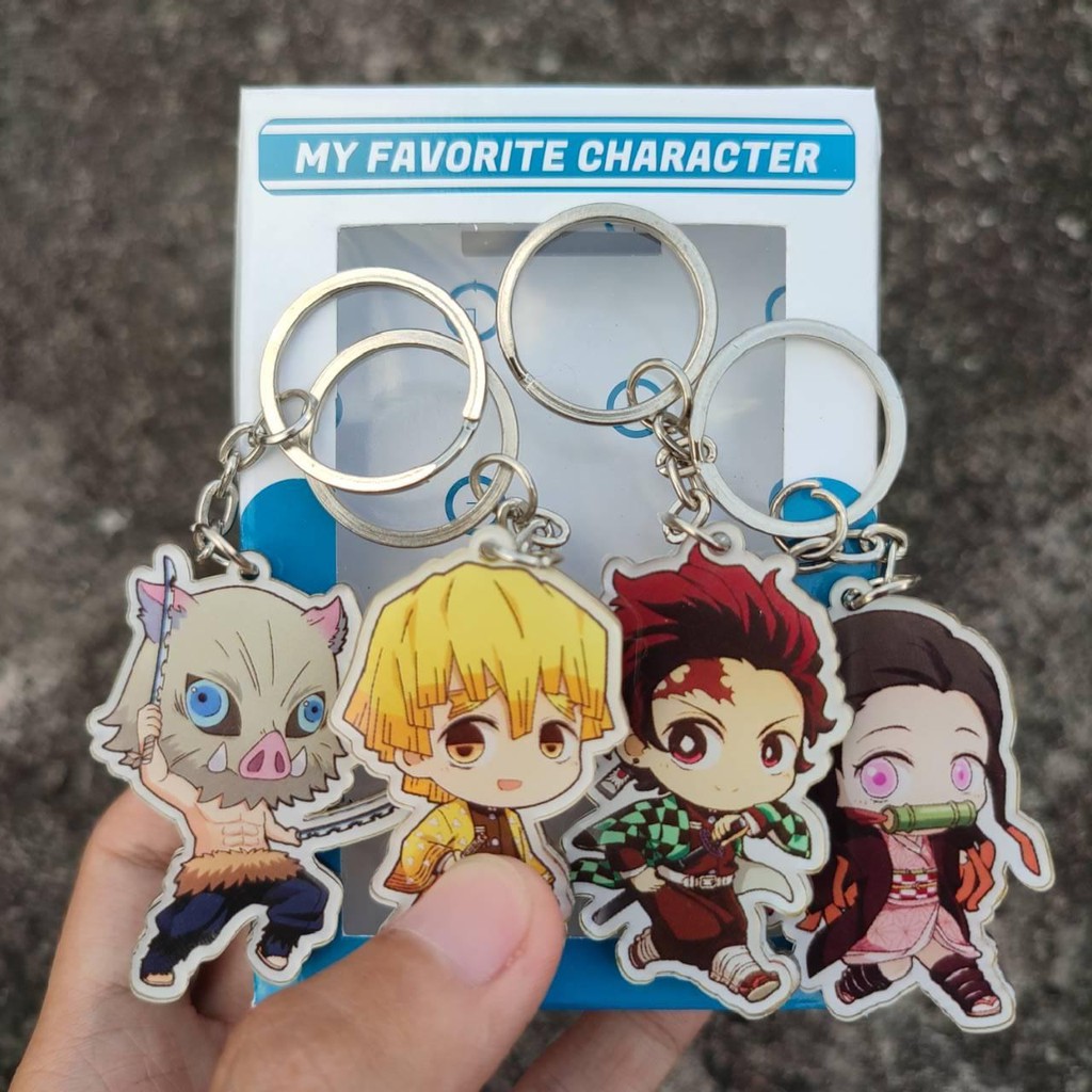 Jual Gantungan Kunci Anime Kimetsu no Yaiba - Keychain Demon Slayer