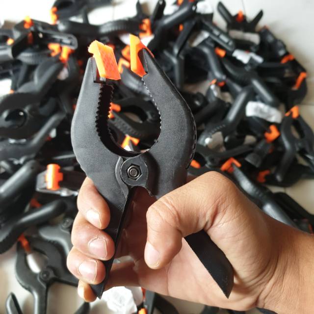 Jual Spring clamp 2 3 4 6 dan 9 inch inchi alat penjepit kayu klem ...