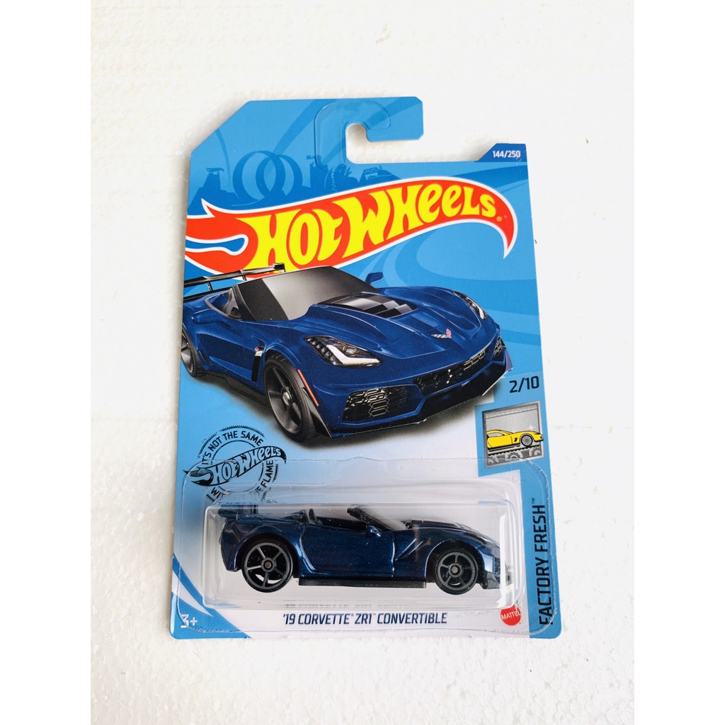 Jual Hot Wheels Hotwheels 19 Corvette Zr1 Convertible Biru Factory Fresh Diecast Mobil Langka 7901