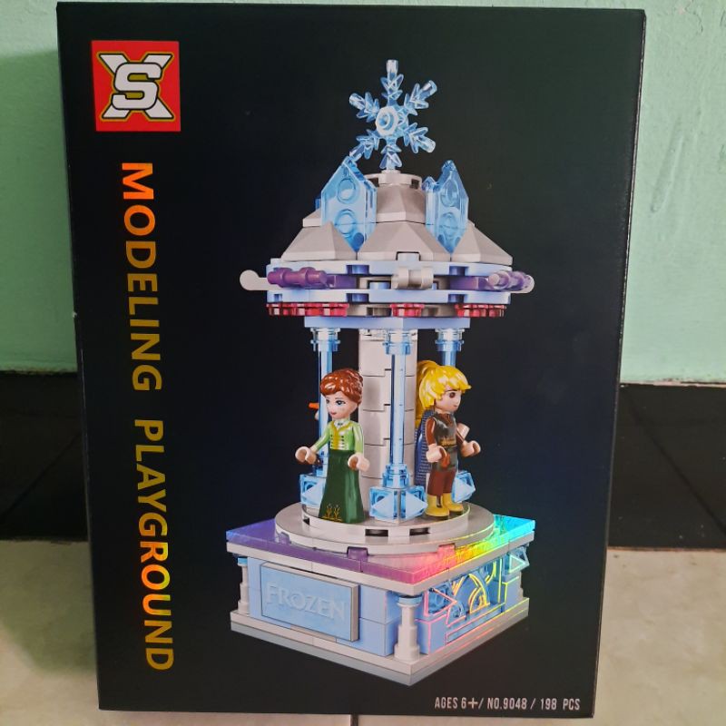 Jual Lego Girl Frozen Princess Elma Putri Salju Carousel Bisa Muter Shopee Indonesia 