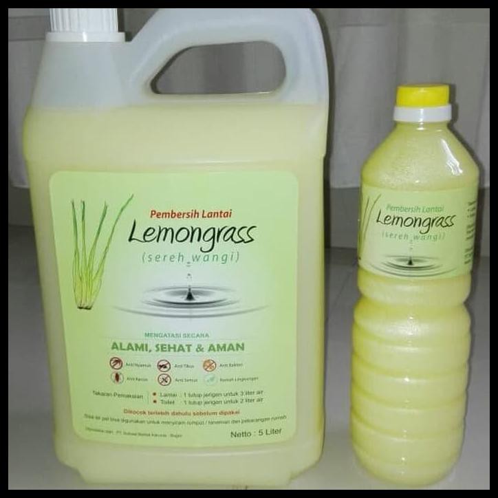 Jual Cairan Pembersih Lantai Sereh Wangi Lemongrass 1 Liter Karbol