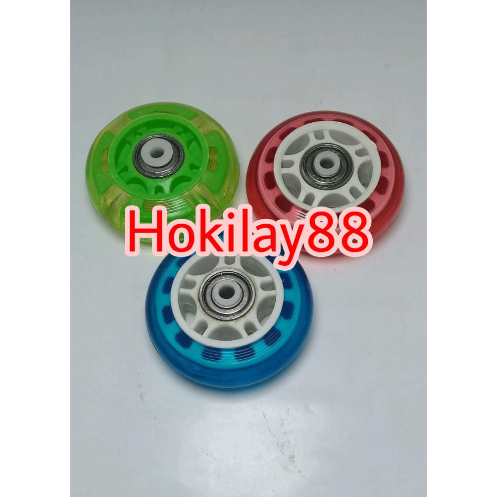 Jual Roda sepatu roda (Bahan PVC, ukuran roda 7cm) | Shopee Indonesia