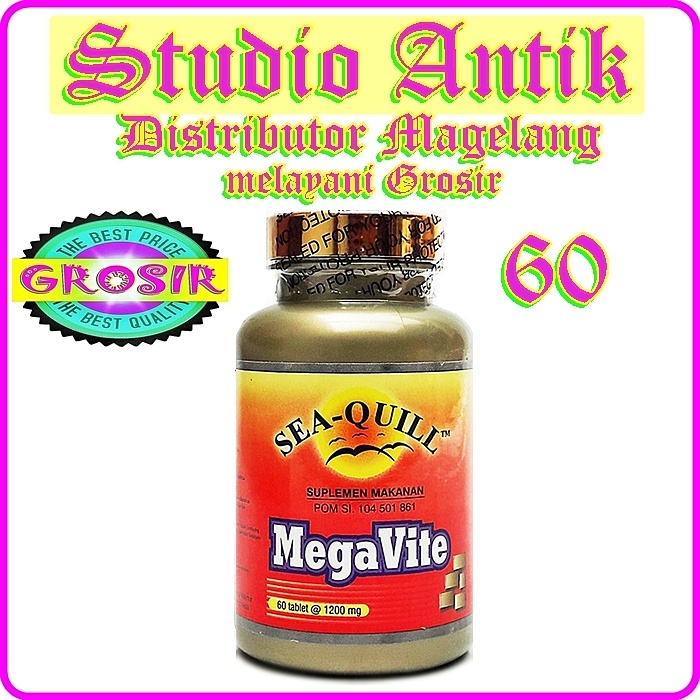 Jual SEA QUILL MEGAVITE 60 - 17284 - SEA QUILL MEGAVITE - MULTI VITAMIN ...