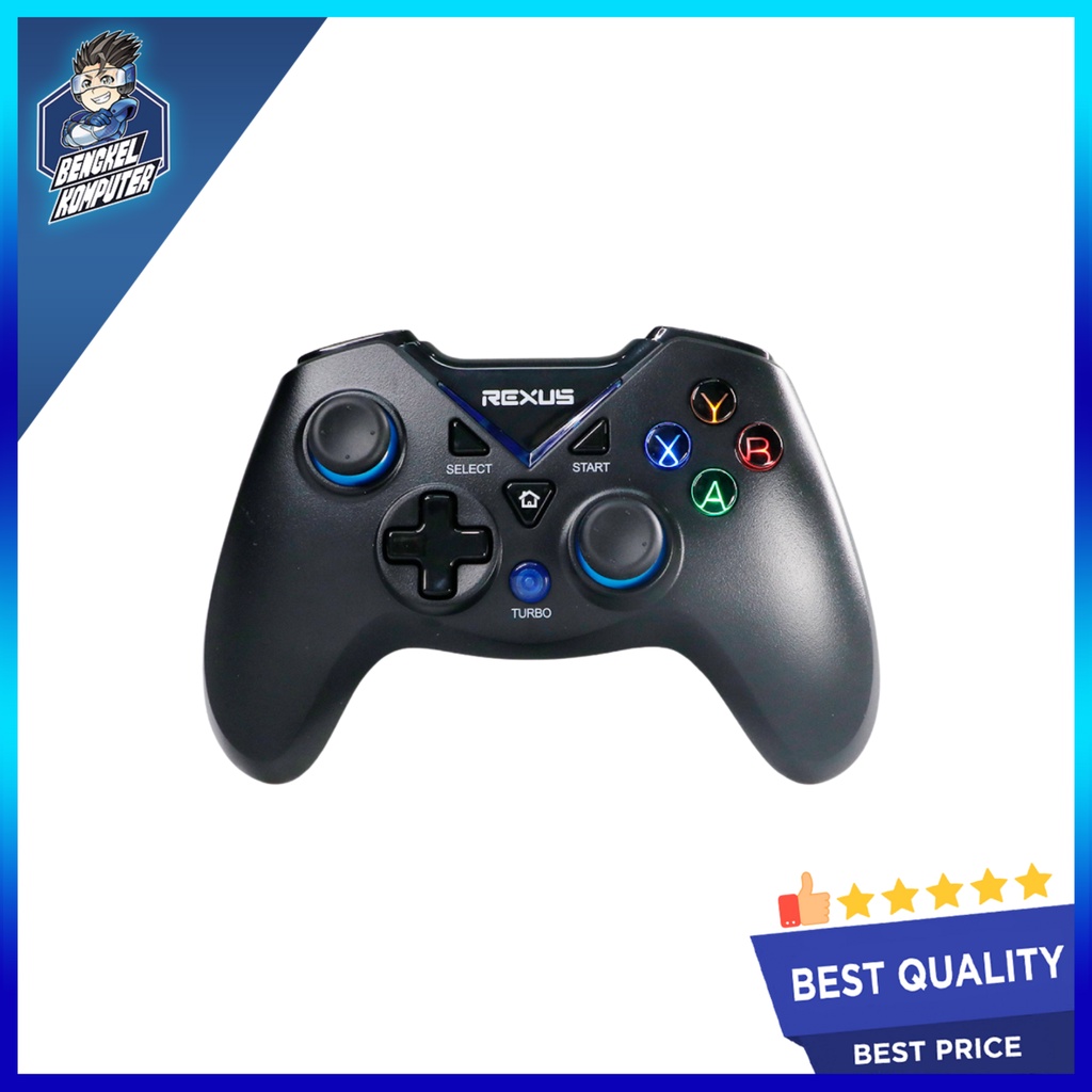 Jual GAMEPAD REXUS GLADIUS GX100 WIRELESS BLACK | Shopee Indonesia