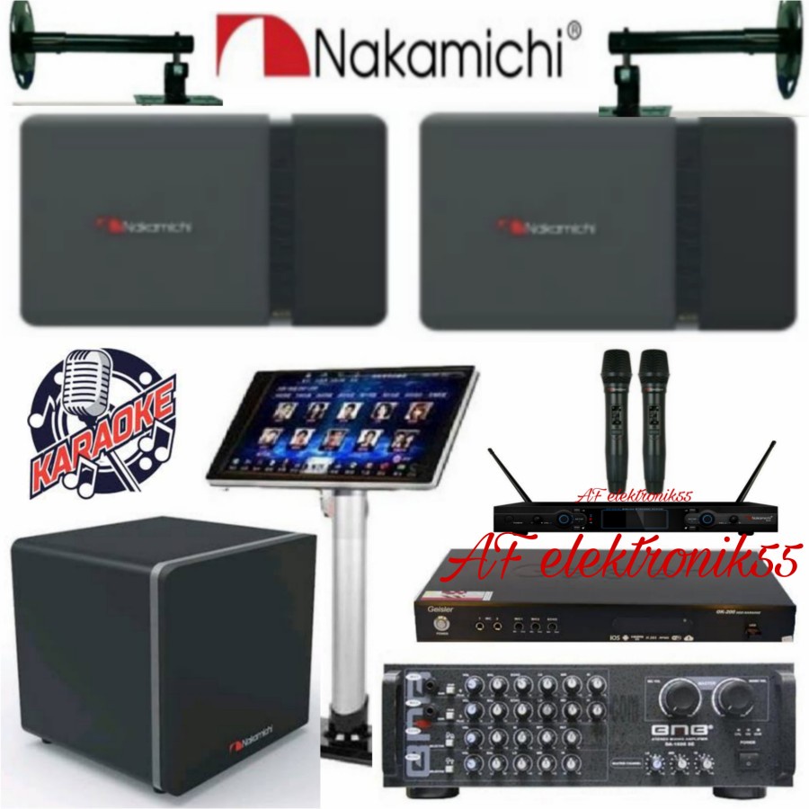 Jual Paket Sound System Karaoke Full Nakamichi ( Paket Komplit 3