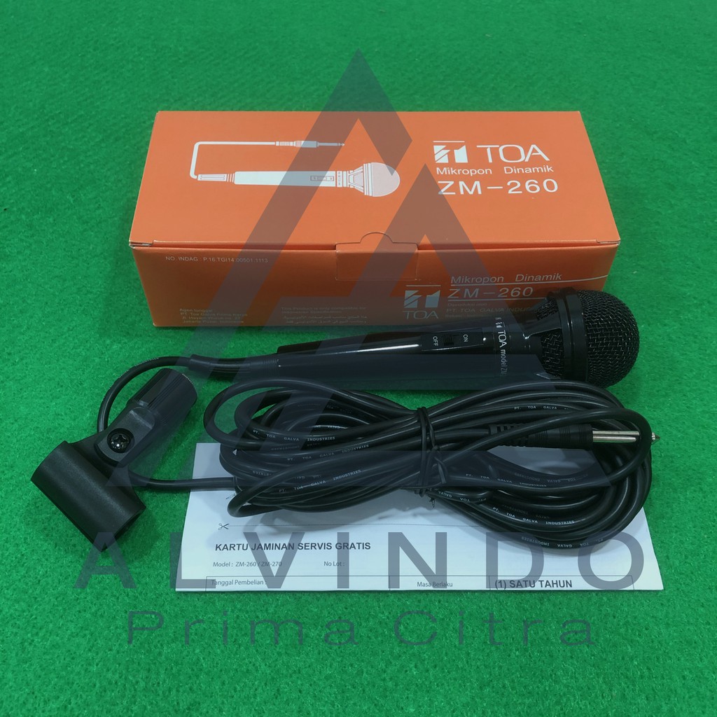 Jual TOA ZM260 ( Mikrofon Dinamik / Microphone Dynamic / Kabel / Vokal