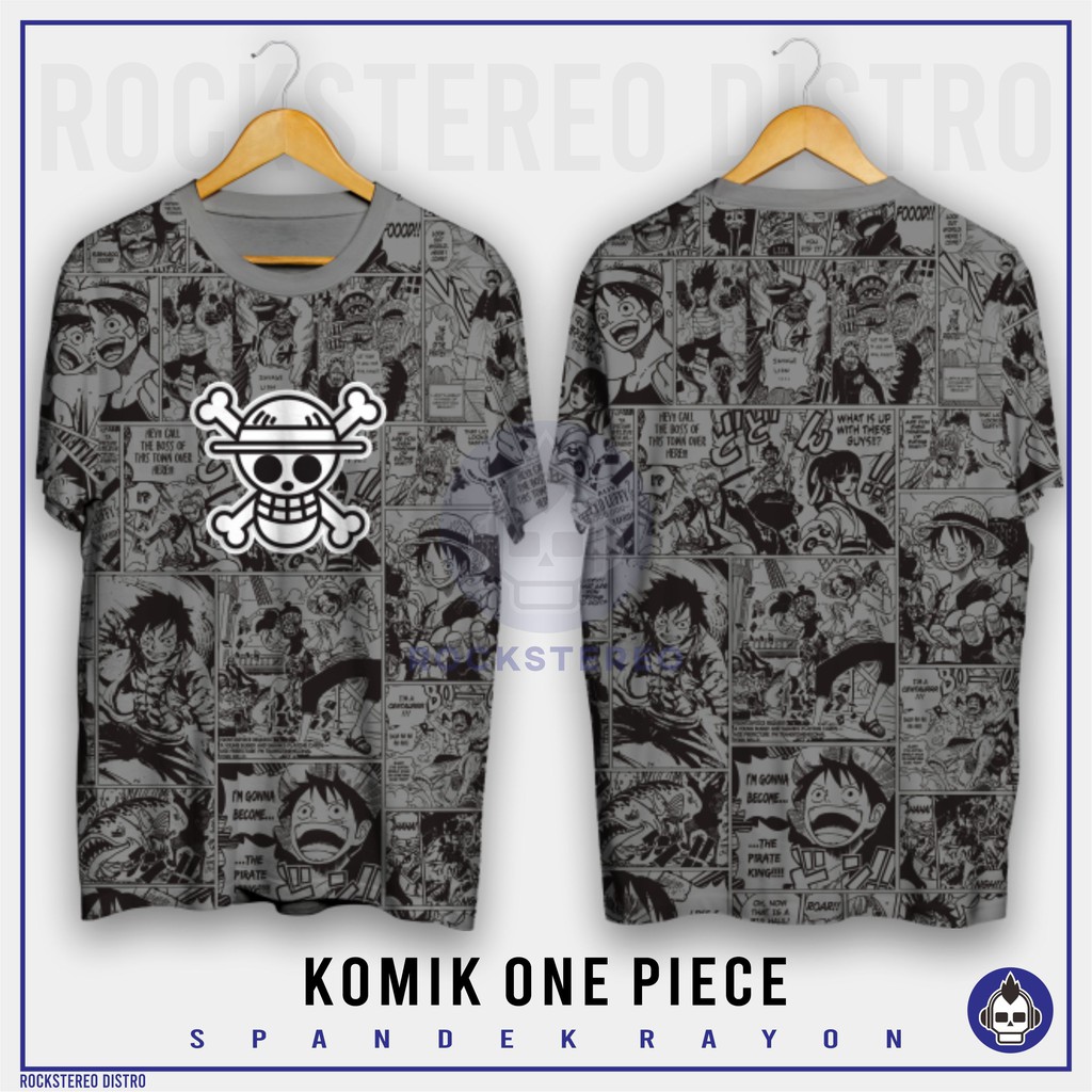 Jual KAOS ANIME DISTRO FULL PRINT -[ LUFFY / ZORO / SANJI / GEAR 5 ...