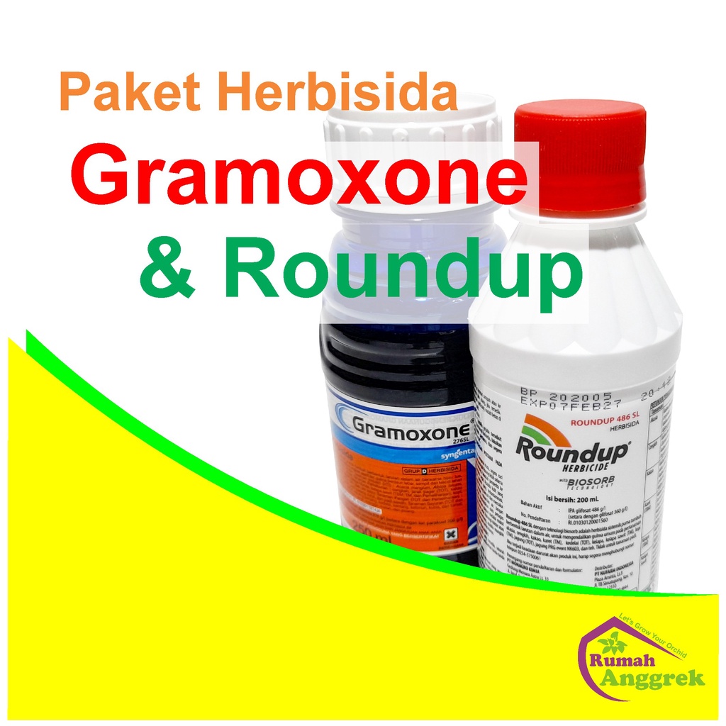 Jual Paket Herbisida Gramoxone 250 Ml Roundup 200 Ml Obat Racun