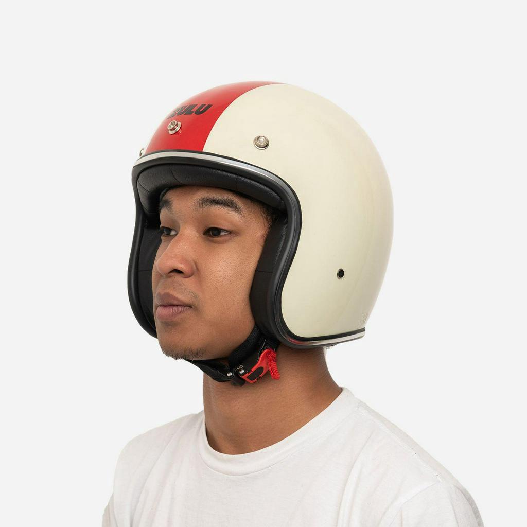 Jual Zulu Helm Viper Off White Chrome | Shopee Indonesia
