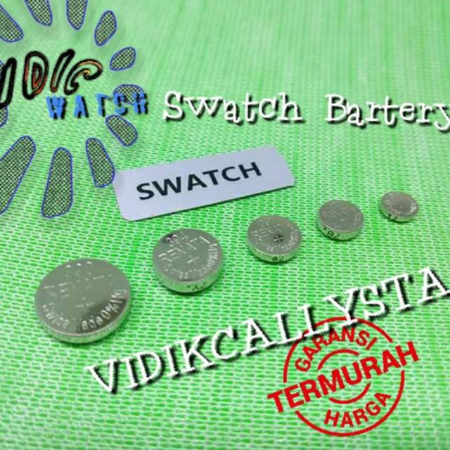 Jual Baterai jam Swatch batre batrei Swatch original 9.5 x 3.6