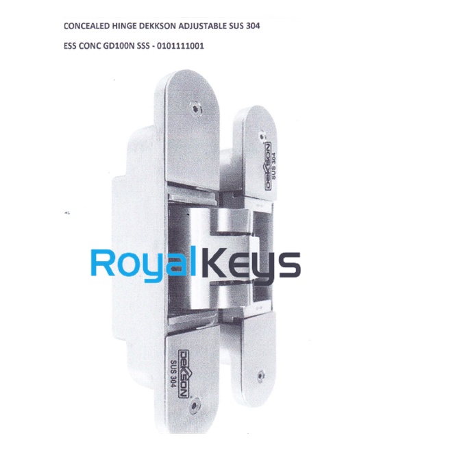 Jual Engsel Tanam Dekson Dekkson D100 D 100 Concealed Hinge Adj ES CONC